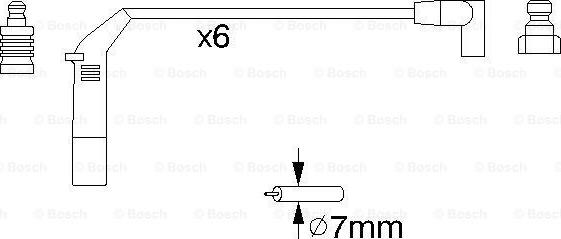 BOSCH 0 986 356 755 - Sytytysjohtosarja inparts.fi