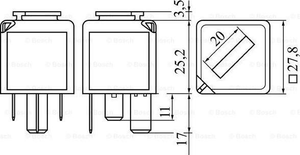 BOSCH 0 986 332 050 - Ohjainlaite, hehkutusjärjest. inparts.fi