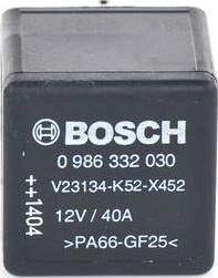 BOSCH 0 986 332 030 - Rele, työvirta inparts.fi