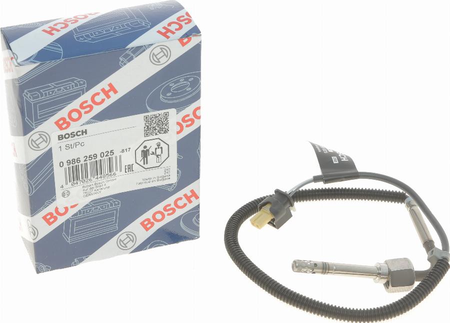 BOSCH 0 986 259 025 - Tunnistin, pakokaasulämpötila inparts.fi