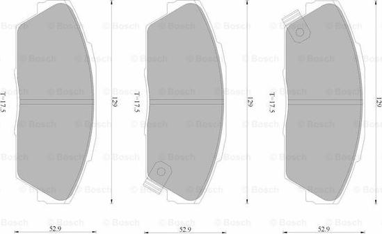 BOSCH 0 986 AB9 097 - Jarrupala, levyjarru inparts.fi