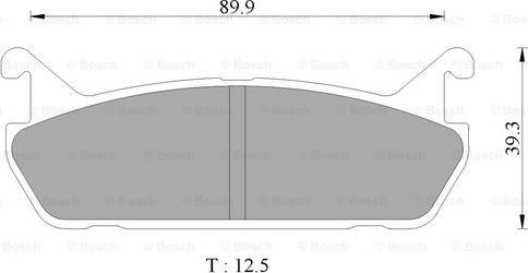 BOSCH 0 986 AB9 041 - Jarrupala, levyjarru inparts.fi