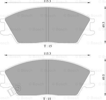 BOSCH 0 986 AB9 059 - Jarrupala, levyjarru inparts.fi