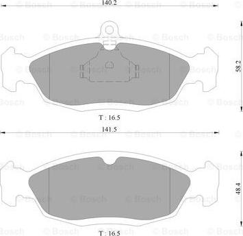 BOSCH 0 986 AB9 066 - Jarrupala, levyjarru inparts.fi