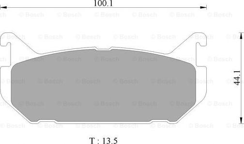 BOSCH 0 986 AB9 060 - Jarrupala, levyjarru inparts.fi