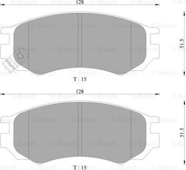 BOSCH 0 986 AB9 068 - Jarrupala, levyjarru inparts.fi