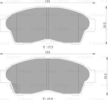 BOSCH 0 986 AB9 063 - Jarrupala, levyjarru inparts.fi