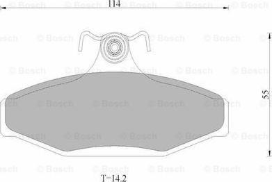 BOSCH 0 986 AB9 016 - Jarrupala, levyjarru inparts.fi