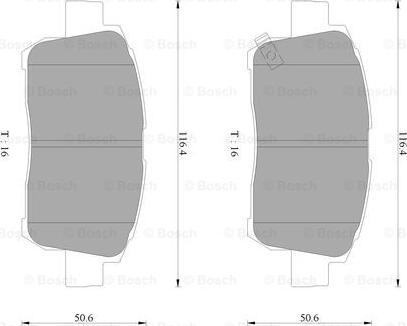 BOSCH 0 986 AB9 086 - Jarrupala, levyjarru inparts.fi