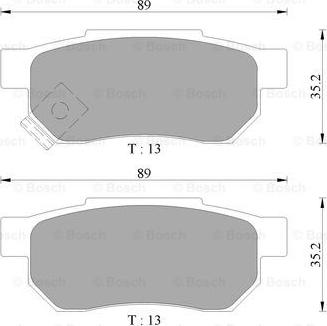 BOSCH 0 986 AB9 034 - Jarrupala, levyjarru inparts.fi