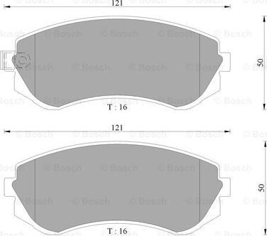 BOSCH 0 986 AB9 031 - Jarrupala, levyjarru inparts.fi