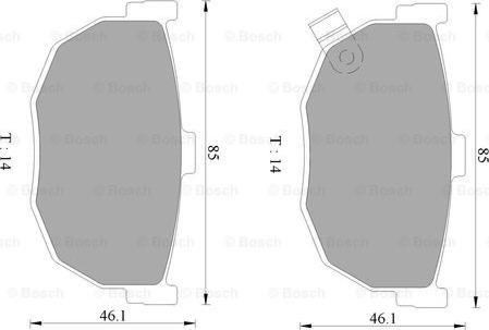 BOSCH 0 986 AB9 037 - Jarrupala, levyjarru inparts.fi