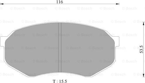 BOSCH 0 986 AB9 029 - Jarrupala, levyjarru inparts.fi