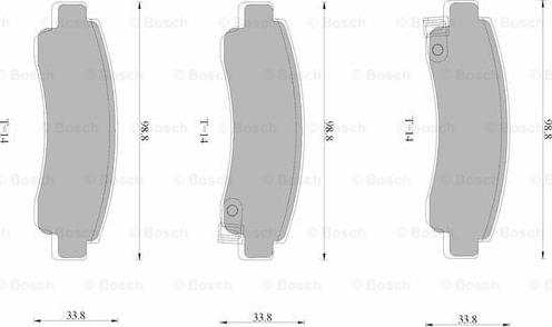 BOSCH 0 986 AB9 027 - Jarrupala, levyjarru inparts.fi