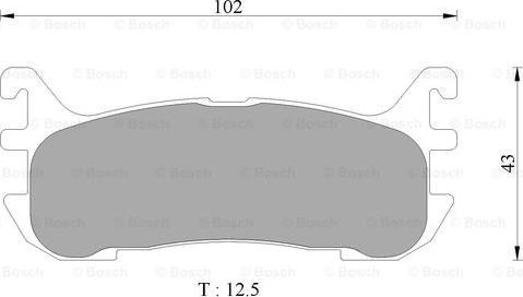 BOSCH 0 986 AB9 070 - Jarrupala, levyjarru inparts.fi