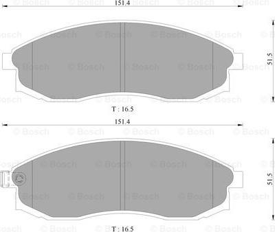 BOSCH 0 986 AB9 072 - Jarrupala, levyjarru inparts.fi