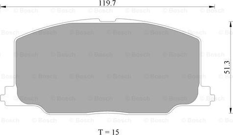 BOSCH 0 986 AB9 191 - Jarrupala, levyjarru inparts.fi