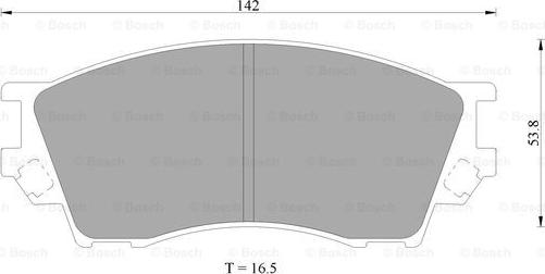 BOSCH 0 986 AB9 198 - Jarrupala, levyjarru inparts.fi