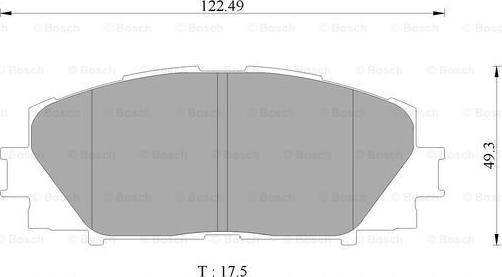 BOSCH 0 986 AB9 146 - Jarrupala, levyjarru inparts.fi