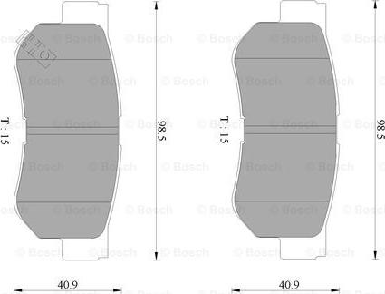 BOSCH 0 986 AB9 150 - Jarrupala, levyjarru inparts.fi