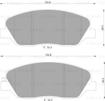 BOSCH 0 986 AB9 151 - Jarrupala, levyjarru inparts.fi