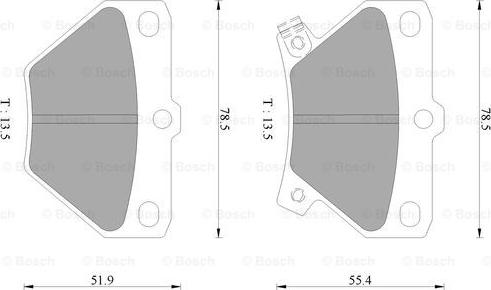 BOSCH 0 986 AB9 153 - Jarrupala, levyjarru inparts.fi