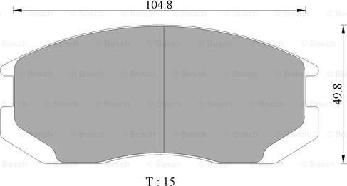 BOSCH 0 986 AB9 101 - Jarrupala, levyjarru inparts.fi