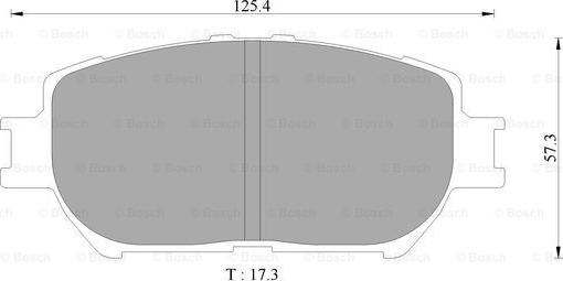 BOSCH 0 986 AB9 116 - Jarrupala, levyjarru inparts.fi