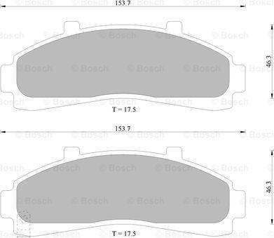 BOSCH 0 986 AB9 187 - Jarrupala, levyjarru inparts.fi