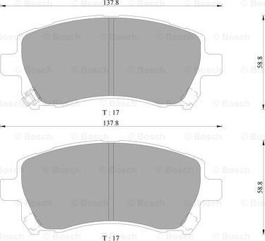 BOSCH 0 986 AB9 134 - Jarrupala, levyjarru inparts.fi