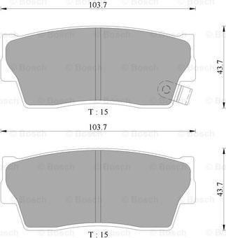 BOSCH 0 986 AB9 136 - Jarrupala, levyjarru inparts.fi