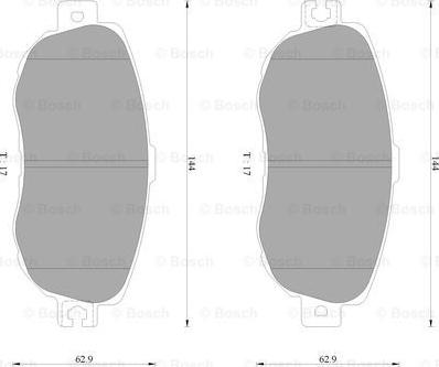 BOSCH 0 986 AB9 133 - Jarrupala, levyjarru inparts.fi