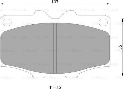 BOSCH 0 986 AB9 175 - Jarrupala, levyjarru inparts.fi