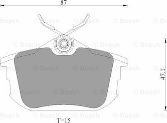 BOSCH 0 986 AB9 349 - Jarrupala, levyjarru inparts.fi