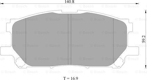 BOSCH 0 986 AB9 342 - Jarrupala, levyjarru inparts.fi