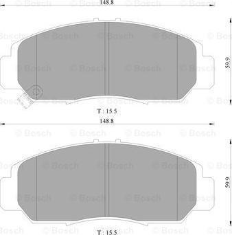 BOSCH 0 986 AB9 353 - Jarrupala, levyjarru inparts.fi