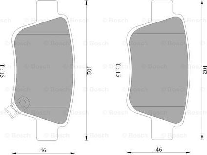 BOSCH 0 986 AB9 366 - Jarrupala, levyjarru inparts.fi