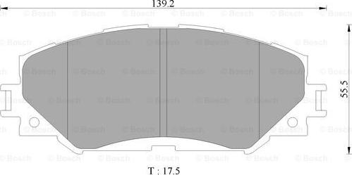 BOSCH 0 986 AB9 361 - Jarrupala, levyjarru inparts.fi