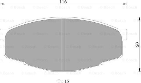 BOSCH 0 986 AB9 309 - Jarrupala, levyjarru inparts.fi