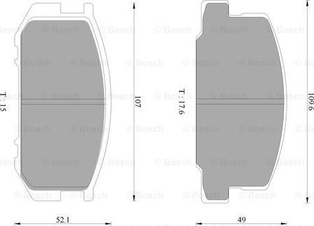 BOSCH 0 986 AB9 312 - Jarrupala, levyjarru inparts.fi