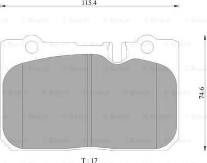 BOSCH 0 986 AB9 325 - Jarrupala, levyjarru inparts.fi