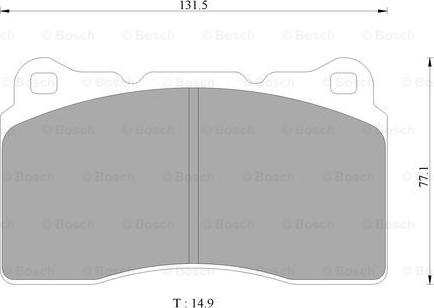 BOSCH 0 986 AB9 292 - Jarrupala, levyjarru inparts.fi