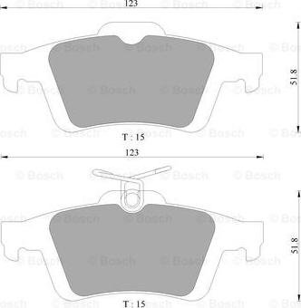 BOSCH 0 986 AB9 297 - Jarrupala, levyjarru inparts.fi