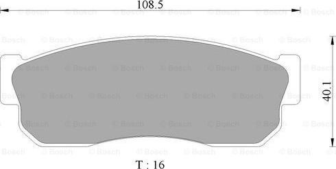 BOSCH 0 986 AB9 241 - Jarrupala, levyjarru inparts.fi