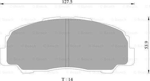 BOSCH 0 986 AB9 255 - Jarrupala, levyjarru inparts.fi