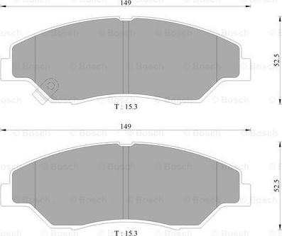 BOSCH 0 986 AB9 285 - Jarrupala, levyjarru inparts.fi