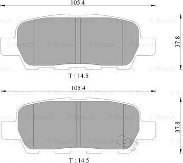 BOSCH 0 986 AB9 283 - Jarrupala, levyjarru inparts.fi