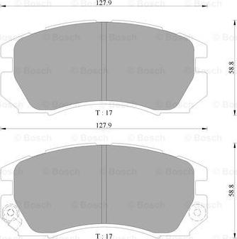 BOSCH 0 986 AB9 235 - Jarrupala, levyjarru inparts.fi