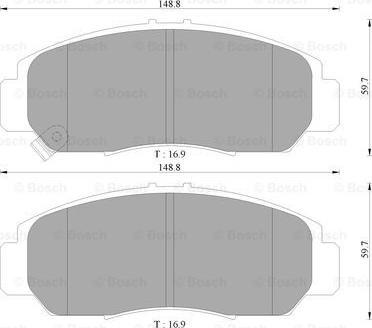 BOSCH 0 986 AB9 230 - Jarrupala, levyjarru inparts.fi