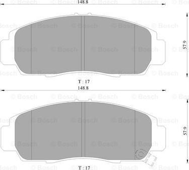 BOSCH 0 986 AB9 275 - Jarrupala, levyjarru inparts.fi